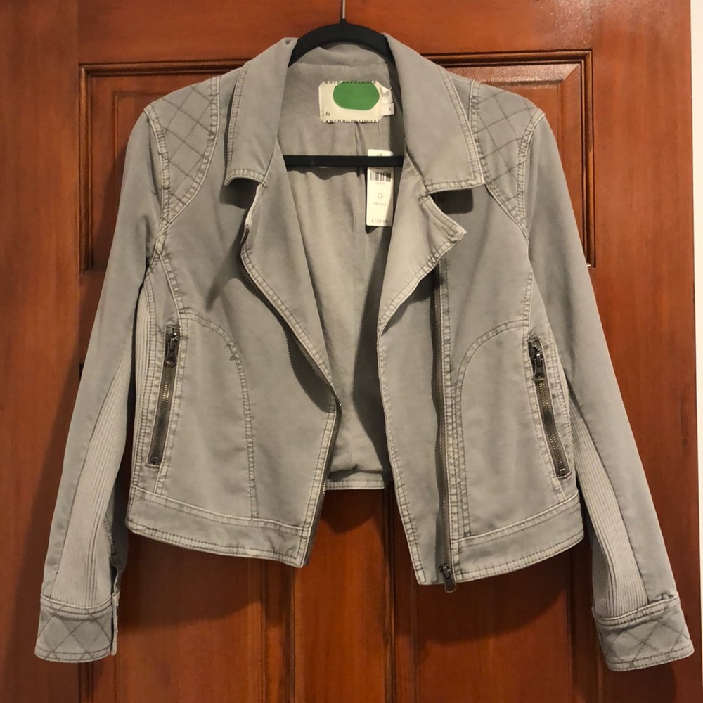 •NWT- Anthropologie Moto style jacket•